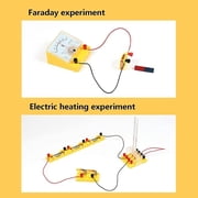 Gamvdout Basic Electrical Experiment Equipment Physical Electricity Electromagnetism Electrothermal Kit Classroom Teaching Aids Physics and Electromagnetics Experiment B