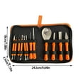 thumbnail image 3 of With The Ultimate 12 Piece Stainless Steel Pumpkin Carving Kit A Collection of Precision Tools, 3 of 5
