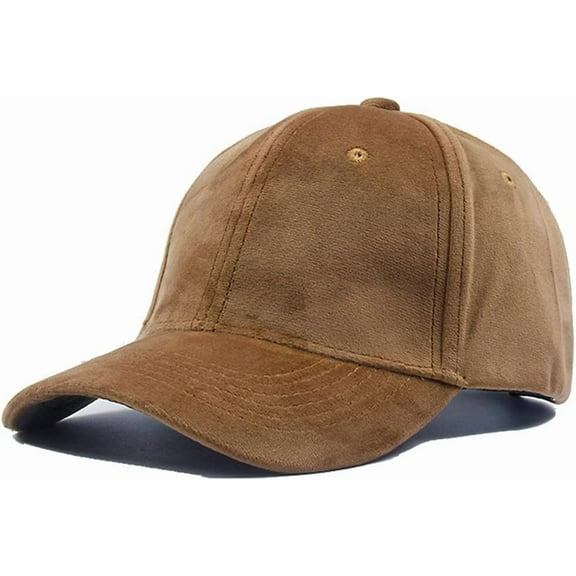 CoCoMangos Women's Winter Fall Classic Style Velvet Baseball Cap 6 Panel Fashionable Adjustable Sports Hat for Women