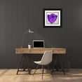 thumbnail image 3 of Grey, Jace 20x20 Black Ornate Wood Framed with Double Matting Museum Art Print Titled - Single Floral Mate, 3 of 4