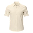 thumbnail image 1 of Kureaily Men's Short Sleeve Button Down Shirts Casual Printed Summer Regular Fit Beach Shirt Vacation Wedding Short Shirts,5X-Large/(Yellow), 1 of 3