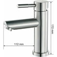 thumbnail image 2 of Corrosion Resistant Faucet, Easy Installation Comfortable And Splash-Resistant Water Jet, Suitable For All Decor Styles Including Garages Cellars Guest Rooms, 2 of 5