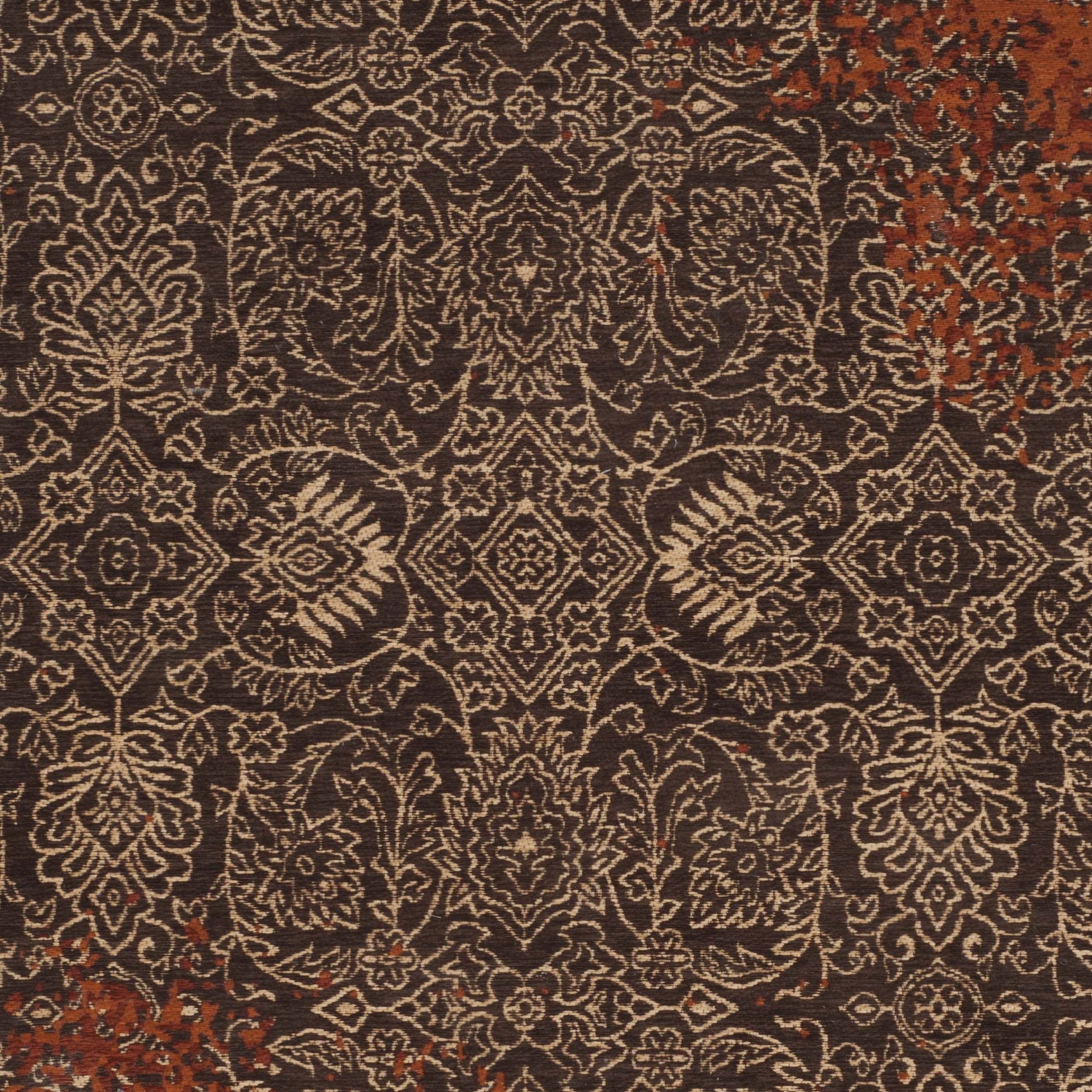 SAFAVIEH Classic Vintage Adelaide Abstract Runner Rug, Rust/Brown, 2'3" x 8'