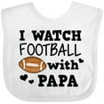 thumbnail image 3 of Inktastic I Watch Football with My Papa Boys Baby Bib, 3 of 4