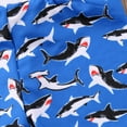 thumbnail image 4 of Little boy swimming trunks cute shark/star/stripe print low-cut, 4 of 8