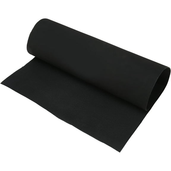 Liho Shoe Rubber Sole Sheet, 22.1in Long Black 1.2mm Thick Sturdy Flexible Shoe Sole Protectors for Repair A605