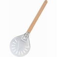 thumbnail image 1 of Perforated Pizza Peel, Aluminum Pizza Shovel, Pizza Server, Wooden Handle, 1 of 5