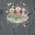 thumbnail image 3 of Strawberry Shortcake & Lemon Meringue Vintage Garden Besties Men's T Shirt (Heather Dark Grey, S-XXXL), 3 of 4