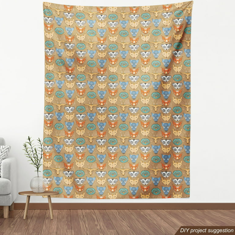 Wolf Fabric, Wallpaper and Home Decor