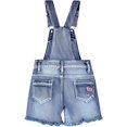thumbnail image 2 of Peacolate 5-10T Little&Big Girls Adjustable Straps Short Overalls Jeans Outfits,Butterfly,9-10Years, 2 of 5