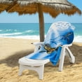 thumbnail image 5 of Luxuriant Sea Turtle Swim 30in x 60in Beach Towel, 5 of 5