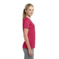 thumbnail image 3 of Sport-Tek Women's Heather Contender Scoop Neck T-Shirt_Pink Raspberry Heather_S, 3 of 6