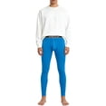 thumbnail image 3 of TANBOM Men's Bamboo Viscose Thermal Pants Comfortable Warm Stylish Elasticity Breathability Blue M, 3 of 6