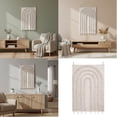 thumbnail image 2 of Breathable Fabric Macrames Wall Hanging Tapestry with Tassels Wall Art Background, 2 of 8