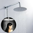 thumbnail image 1 of Ruibeauty Pomme de Douche Ronde/carrée Tête de Douche Pluie Chrome Acier Inoxydable 8 Pouces, 1 of 6