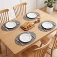 thumbnail image 3 of Unique Bargains 6pcs Faux Leather Table Mats Bronze 16.9"x11.8", 3 of 6