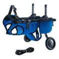 thumbnail image 1 of Fauteuil Roulant pour Chien pour le Dos et les Jambes avec Corde de Traction pour Animal, Chariot pour Chien Réglable, Chariots pour Chien avec Roues Robustes, Aides à la Mobilité pour Animaux, Membres Arrière, Chiens Paralysés, Blessés et Handicapés, 1 of 9