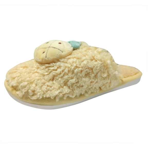 Vedolay Womens House Slippers Comfort Slip On House Slippers for Women Winter Warm Shoes Yellow,37