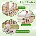 thumbnail image 4 of Gymax 3-in-1 Kids Ride On Push Car Foot-to-Floor Sliding Car for Toddler w/ Rope Green, 4 of 10