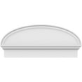 thumbnail image 3 of Ekena Millwork 34"W x 15-3/8"H x 2-3/4"P Elliptical Smooth Architectural Grade PVC Combination Pediment, 3 of 7