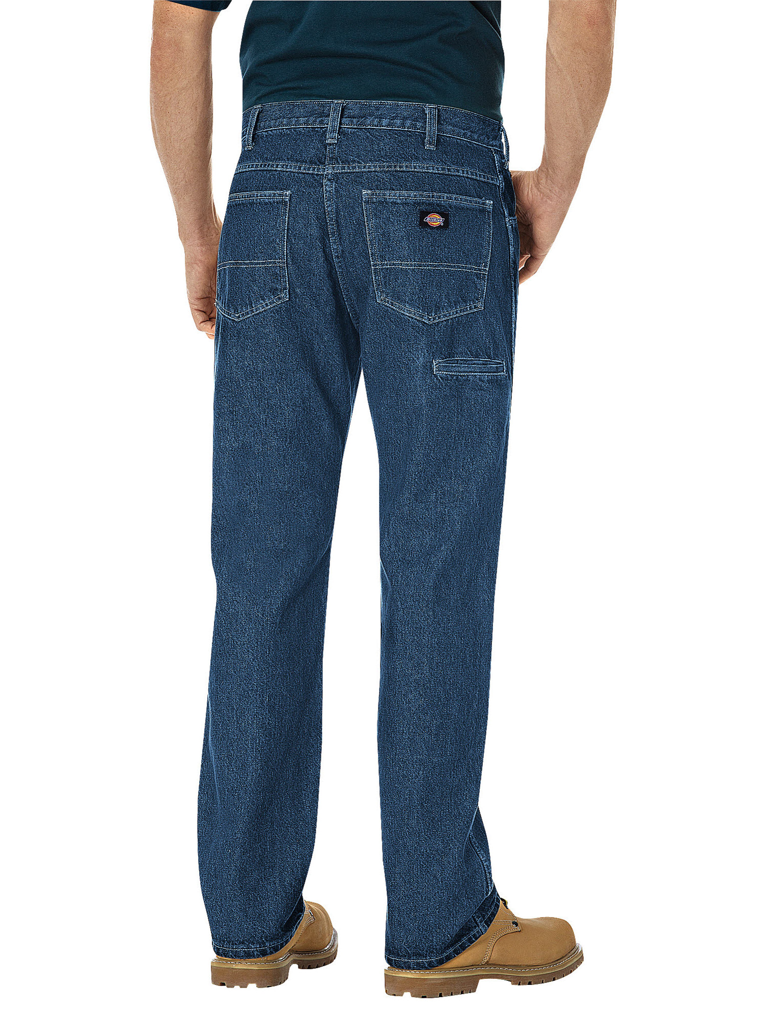 Dickies Mens and Big Mens Regular Straight Fit 6-Pocket Denim Jeans - image 3 of 3