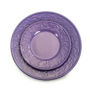 Elama Lilac Fields 16-Piece Dinnerware Set