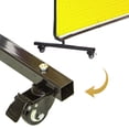 thumbnail image 6 of VEVOR Welding Screen  6' x 6' Welding Curtain Welding  Flame Retardant 3 Panel Welding Curtain with Frame and Wheels, Translucent Welding Shield, Flame Resistance Weld Curtain, Adjustable Size, Yellow, 6 of 9