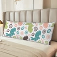 thumbnail image 2 of Balery Easter Rabbit Funda Protectora para Almohada Corporal de Algodón Hipoalergénico con Cierre(55 x 21 pulgadas), Almohadas No Incluidas, 2 of 7