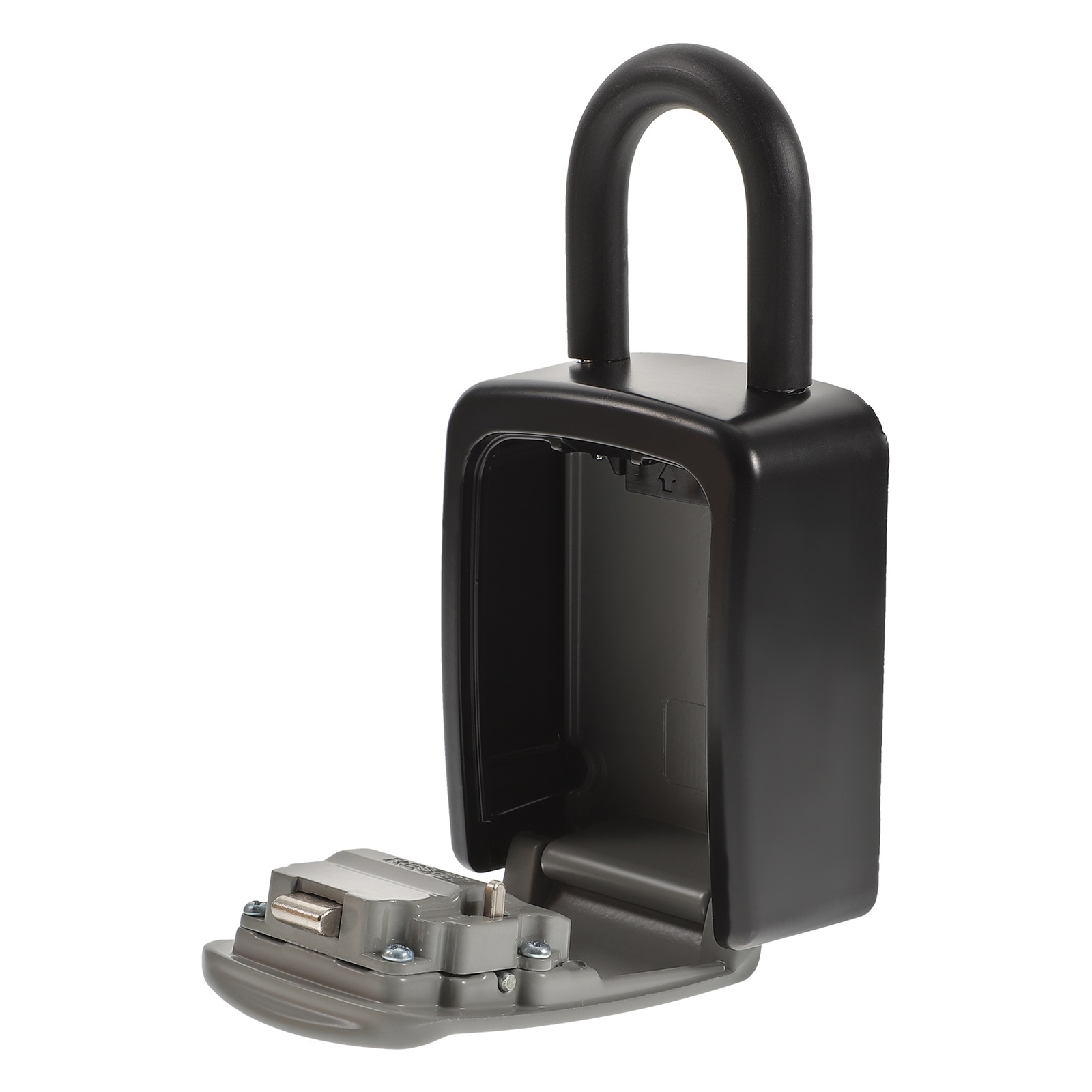 Key Safe Box Outdoor , Lock Key Safe Storage Package Outdoor Wall Mount Cell Locker Money Portable House Code Hider Fireproof Metal Office Mounted