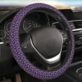 thumbnail image 4 of Kdxio Cool Mirror Cherries Print Elastic Stretch Steering Wheel Cover,Auto Steering Wheel Cover,15 Inch Anti-Slip,Warm in Winter and Cool in Summer,Fit Suvs,Vans Cars,Trucks, 4 of 5