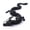 Black, variant on 3D Printed Conjoined Dragon Ornaments, Movable Cartoon, Creative Plants, rockery, Fish Tank Landscaping Decoration