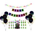 thumbnail image 2 of De Decoración De Cumpleaños, Letras Fluorescentes Noctilucentes, Juego De Decoración De Fiesta De Cumpleaños Para Celebración, Plan De Fiesta Minnieouse HA046959-02, 2 of 6