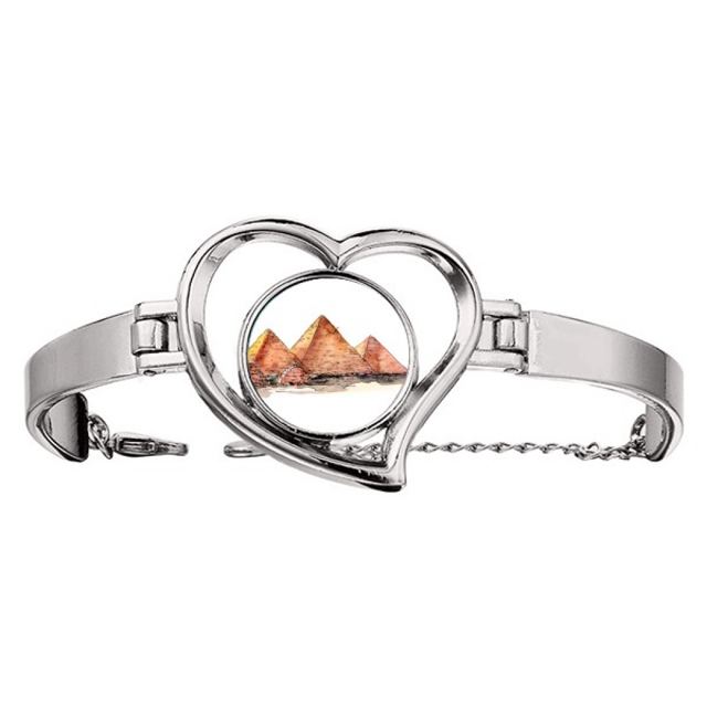 Egipto pirámide de Gaza Pulsera pulsera de joyería en forma de corazón Unbranded M