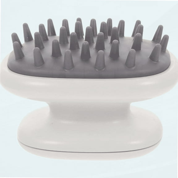 Shampoo Brush Bath Scrubber Scalp Massagers Silicone Hair Scrubber Head Scrubber Massager Silicone Body Brush Gentle Scrub Brush Rubber Head Scrubber Hair Care Rubber Shampoo Brush