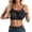 Black, variant on Women's Adjustable Strap Shelf Bra Camisole Seamless Layer Tank Top for Daily Wear Khaki,L