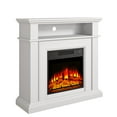 thumbnail image 4 of FESTIVO 36-Inch Electric Fireplace with Mantel & Wood Finish -White, 4 of 6