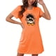 thumbnail image 5 of Camisón corto de talla grande para mujer, camisón de manga corta con estampado de pecho a la moda, camisón para mujer, 5 of 5