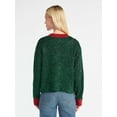 thumbnail image 4 of Women's Embellished Button Front Christmas Cardigan from Holiday Time, Sizes XS-XXXL, 4 of 6