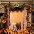 thumbnail image 2 of Northlight Scary Jack-O-Lantern Hanging Halloween Decoration - 11', 2 of 5