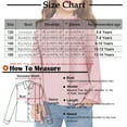 thumbnail image 3 of Ruyang Girls Ruffle Long Sleeve Blouse Kids Plain Preppy Shirt Button Crewneck Fashion Dress Shirts Solid Casual Tops, 3 of 4
