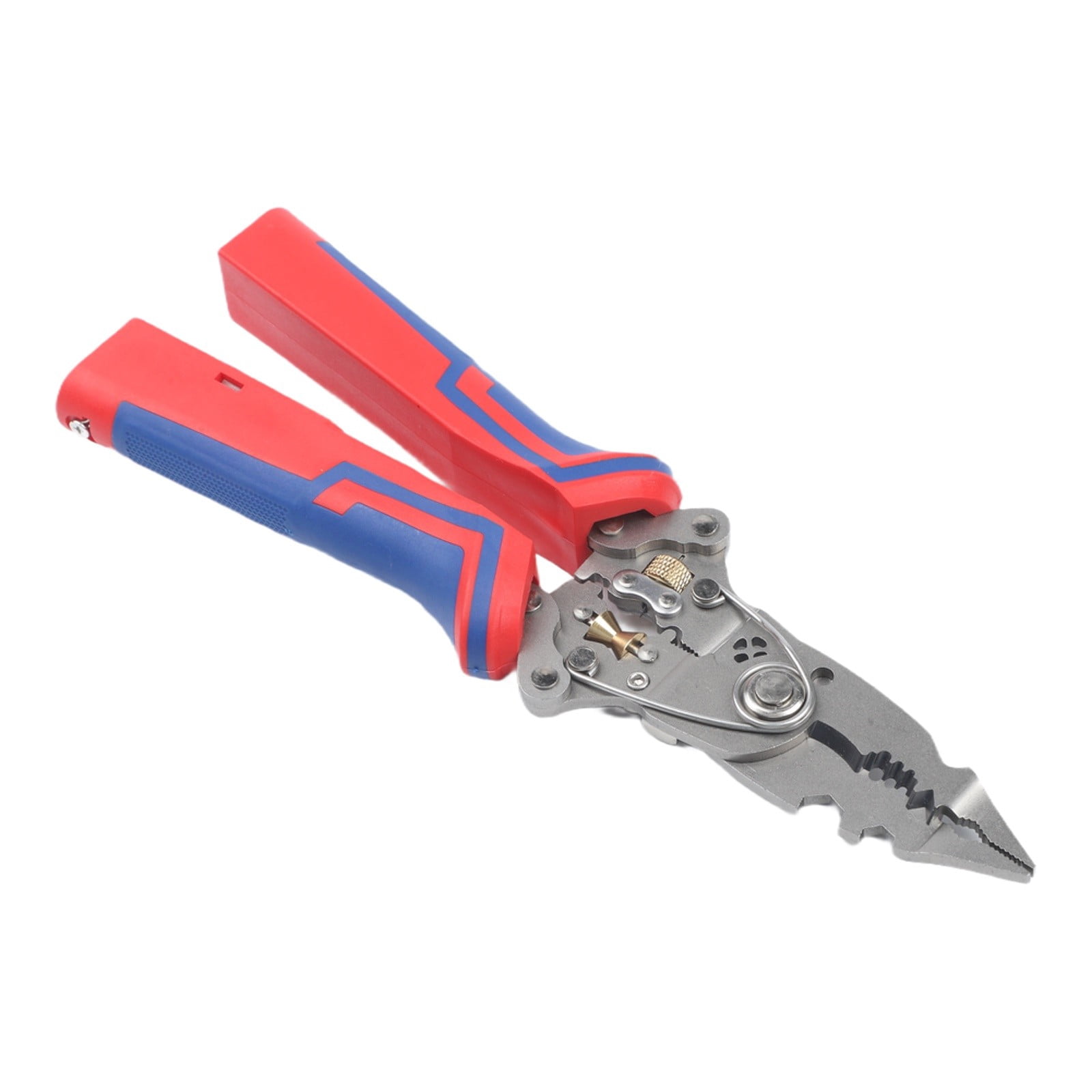 Foldable 10-in-1 High Carbon Steel Wire Stripper & Tester for Efficient Cablert