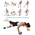 thumbnail image 3 of Yoga Durian Ball Masaje Mat Masaje Punto Gatillo Media Bola Fitness Balance Ball, 3 of 9