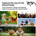 thumbnail image 6 of AI Smart Glasses with Camera, 4K HD Video & Photo Capture, Real-Time Translation, Recording Glasses with AI Assistant, Open-Ear Audio, Object Recognition, Bluetooth, for Travel, 6 of 6
