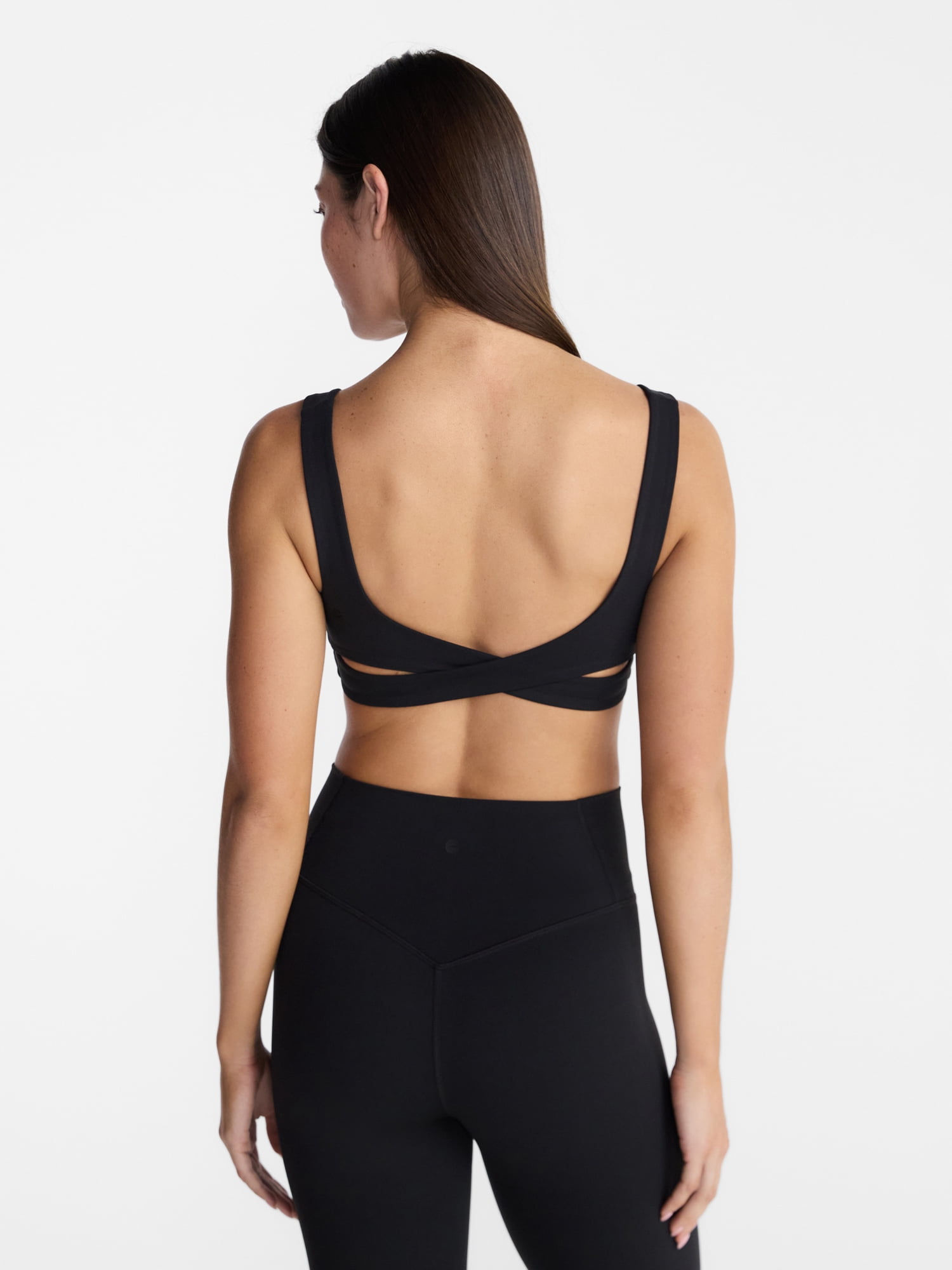 Avia Women's and Women's Plus SoftSculpt Cross Back Sports Bra, Sizes XS-4X