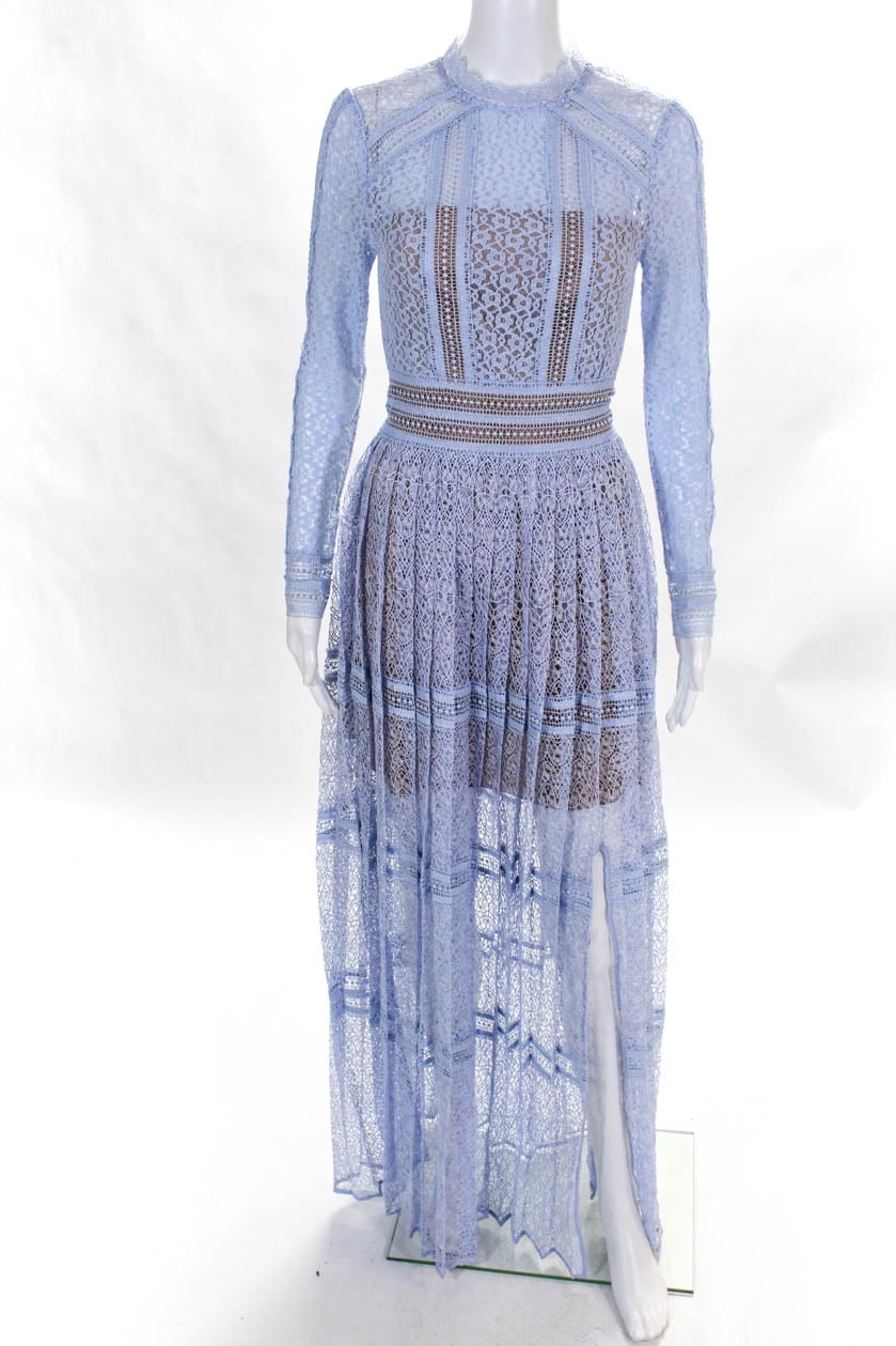 Self Portrait Womens Lace Panel Long 