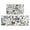 Halloween Pattern, variant on Halloween Pattern Kitchen Rugs Sets Of 2,Anti Fatigue Kitchen Mat Rugs Non Slip Washable,Decorative Kitchen Floor Mats for Kitchen,Sink,Laundry,17"x30" 17"x47"