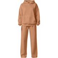 thumbnail image 3 of Womens 2 Piece Lounge Sweat Sets Joggers Sweatpants Matching Sweatsuits, 3 of 3