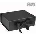 thumbnail image 2 of 2 Pcs Plegable Magnética Caja de Regalo (40x30x14cm) con Cinta, Cajas de Cartulina para Boda, Cumpleaños, Fiesta, Festivales, 2 of 4