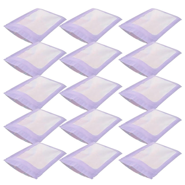 Resealable Self Sealing Bags 100pcs Small Storage Pouches for Jewelry, Food, Crafts, Home, Office and Store Use Reusable Plastic Packaging