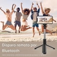 thumbnail image 3 of Selfie Stick G Mobile Q01 trípode, plegable, con control remoto bluetooth, extendible hasta 1m negro, 3 of 4